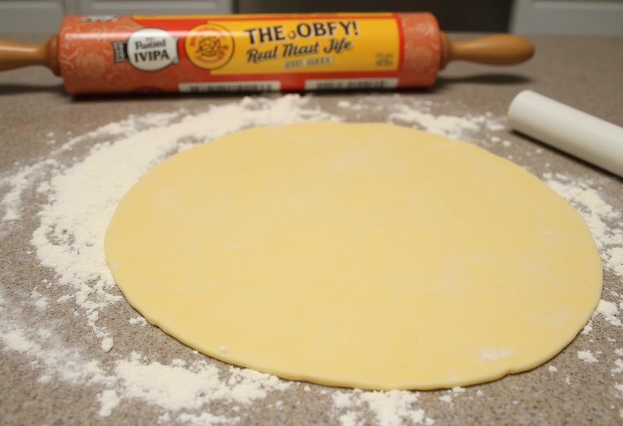 Close-up of seasoned ground beef cooking in skillet for Bacon-Cheeseburger Crescents