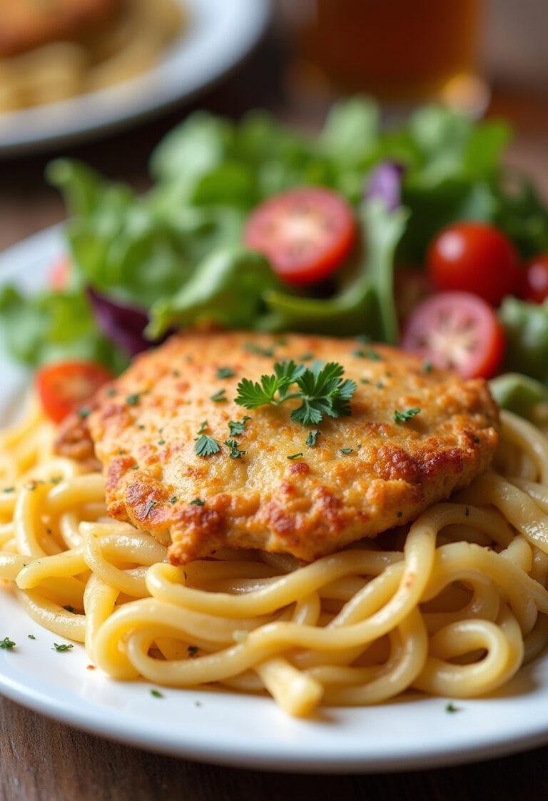 Delicious Chicken Tetrazzini served on a plate, perfect for a quick and easy meal.