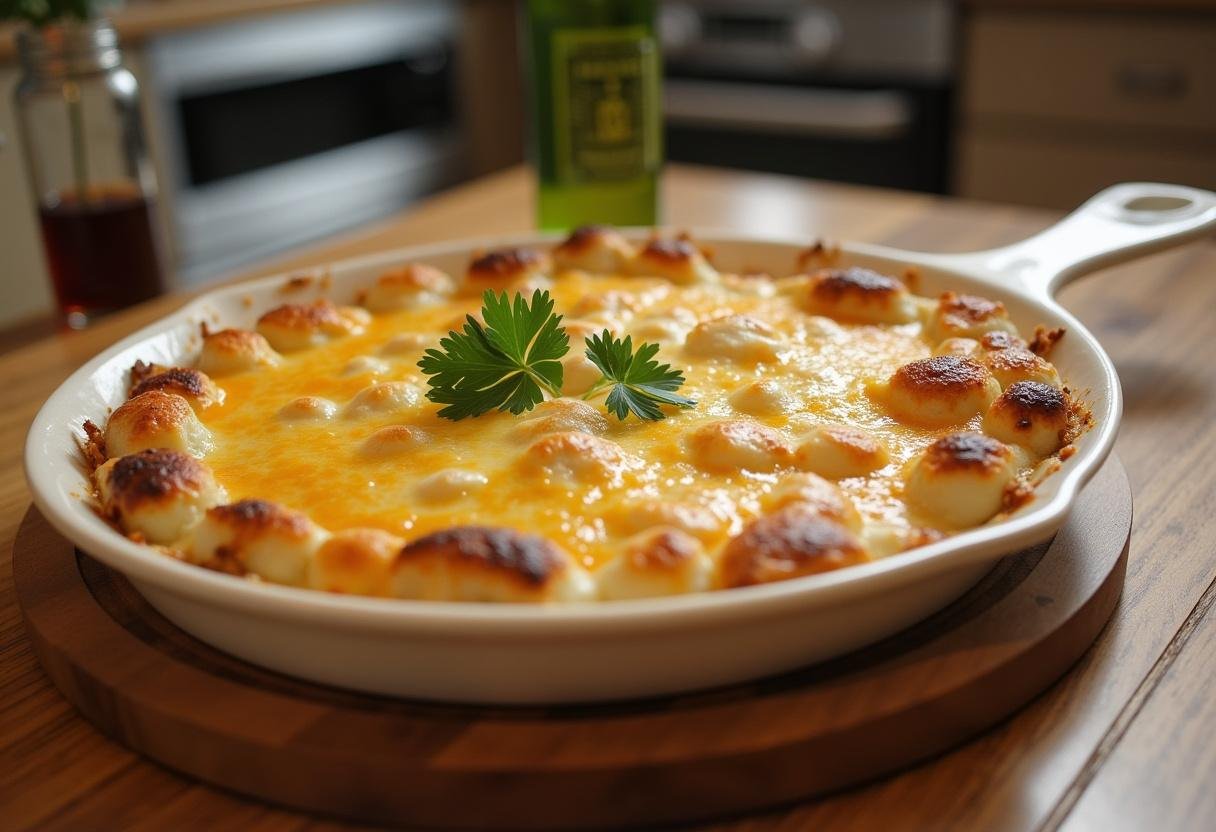 Deliciously baked Simple Chicken and Potato Casserole, perfect for a quick meal.