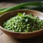 A stunning bowl of aromatic green onion seeds ready to be used in recipes, enhancing flavors and presentations.