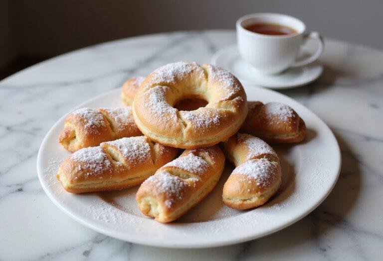 Elegant presentation of finished French butter palmiers, showcasing their sweet perfection and inviting appearance.
