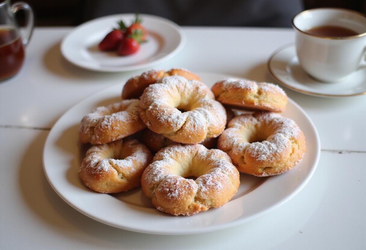 Elegant presentation of finished French butter palmiers, showcasing their sweet perfection and inviting appearance.