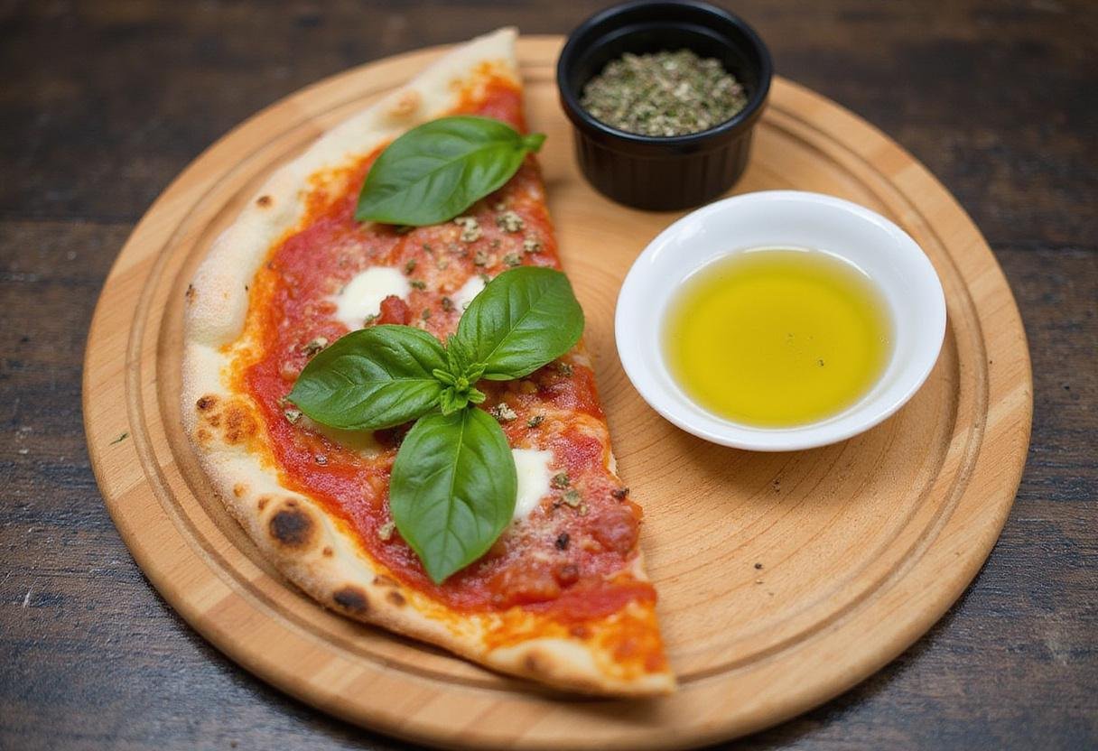 Enjoying a slice of Greeks' Neighborhood Pizza Paradise, a delectable Greek pizza made to satisfy cravings for pizza near you.