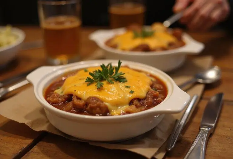 Delicious hearty frozen onion soup with melted cheese served in stylish bowls, perfect for a comforting meal alongside Costco French onion soup options.