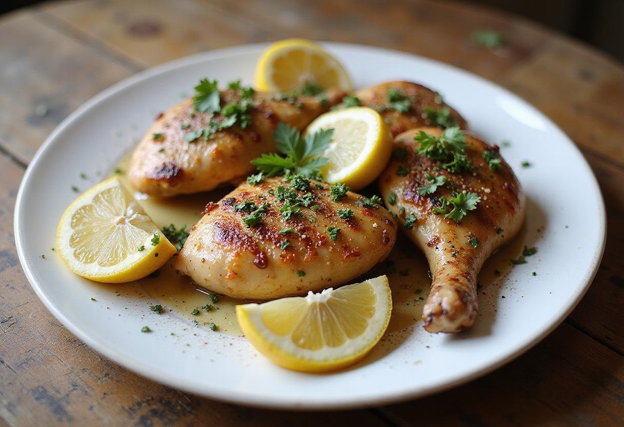 Delicious grilled chicken topped with homemade lemon pepper seasoning, showcasing the best lemon pepper seasoning recipe.