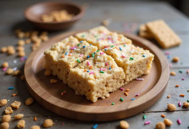 Deliciously presented original Rice Krispie Treats ready to enjoy
