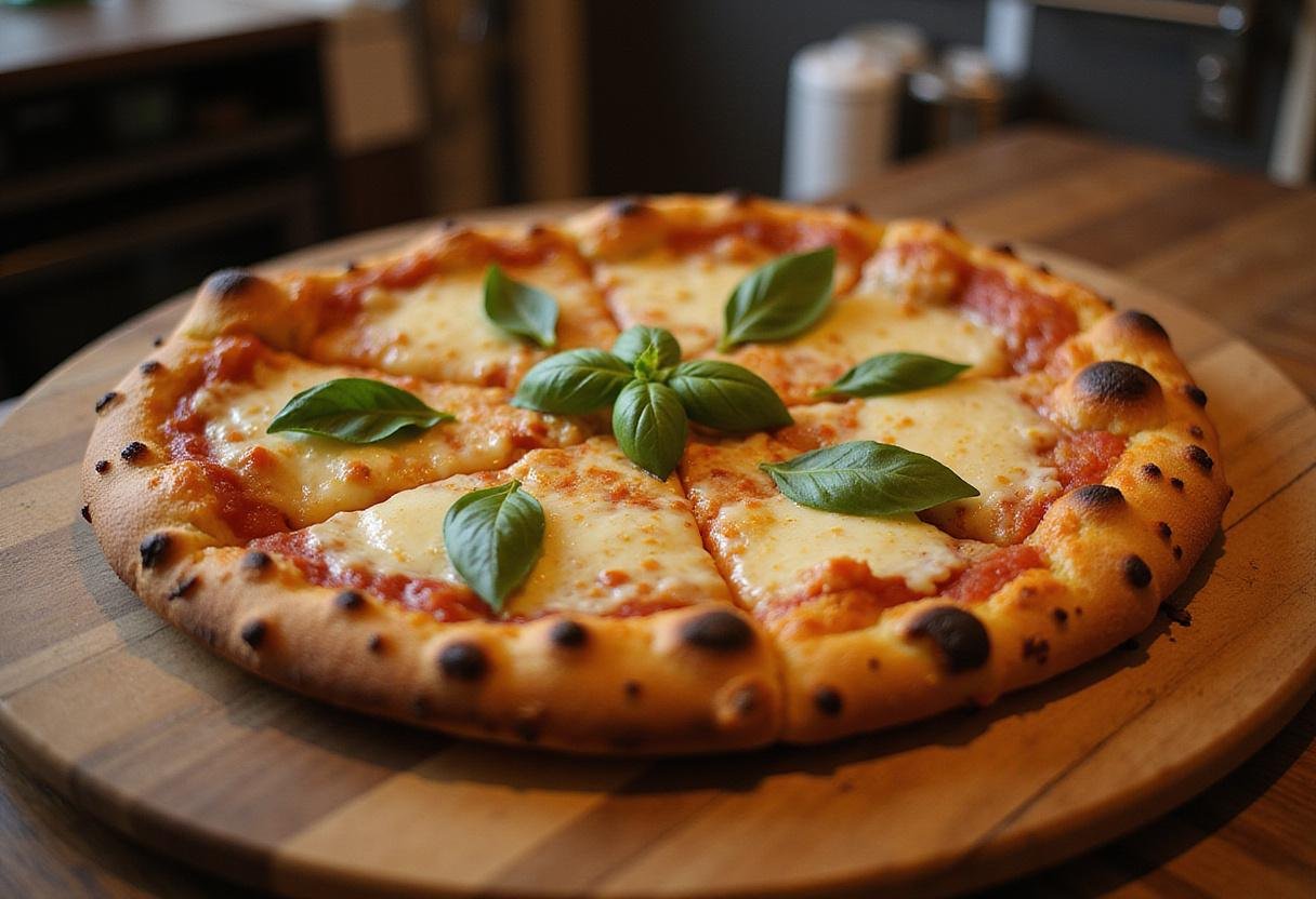 Deliciously baked pizza from Pizza House's Best recipe, showcasing mouthwatering toppings and perfect crust, ideal for pizza house menu enthusiasts.