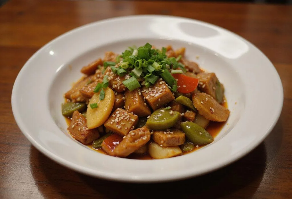 gourmet meal with savory rich cooking sauce showcasing oyster sauce uses in cooking