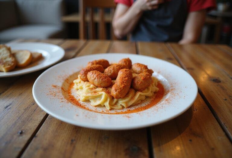 Savory spices in cooking, showcasing a delicious dish adorned with paprika for a perfectly flavored meal.