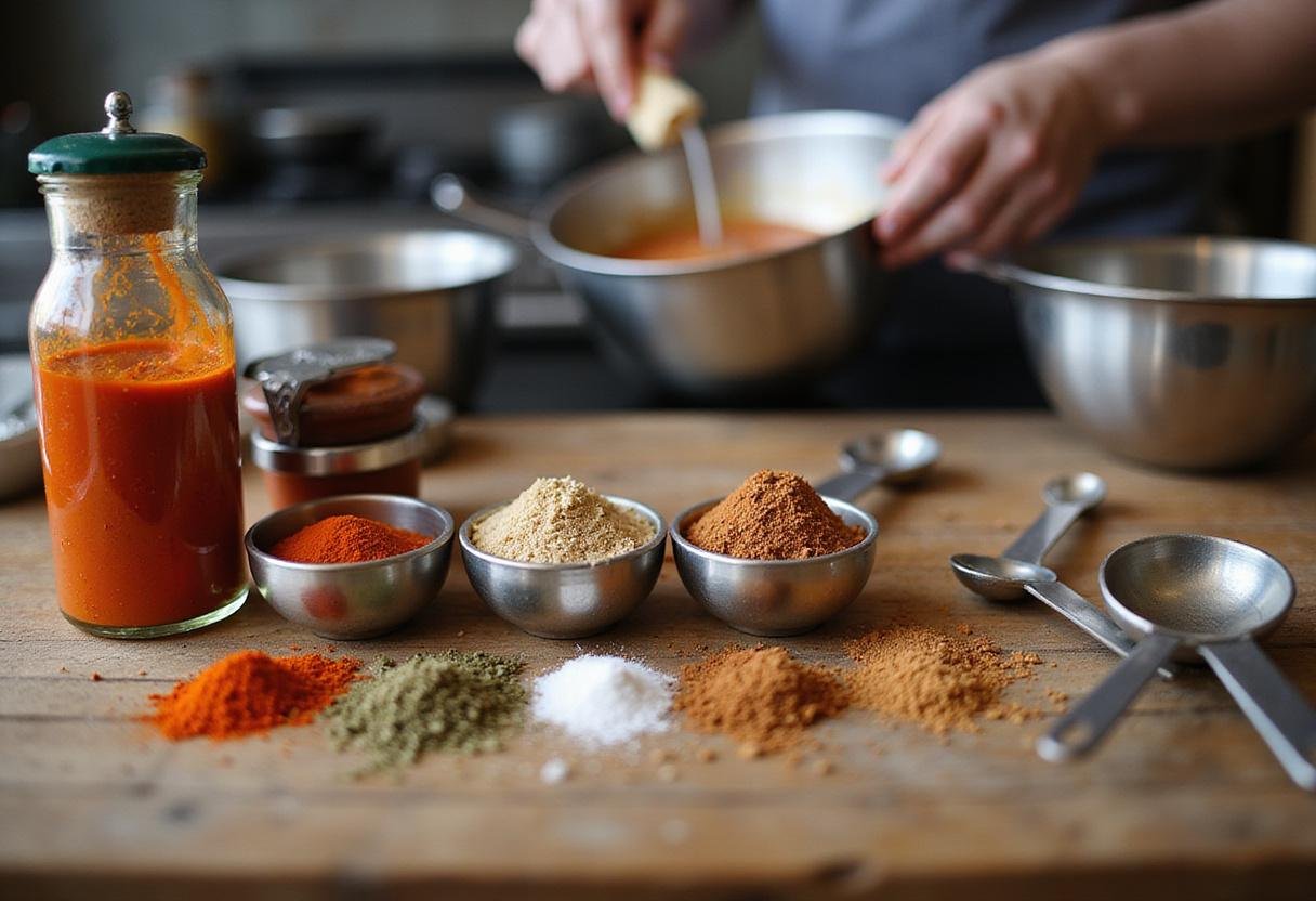Discovering paprika uses in cooking, showcasing vibrant spices and flavorful preparations.