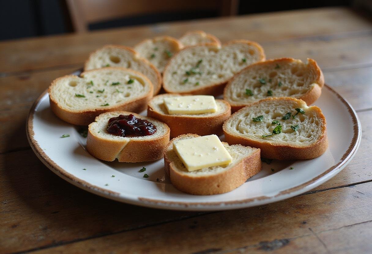 Serving of sliced sourdough bread, highlighting how long does sourdough bread last and the best ways to enjoy it freshly baked.