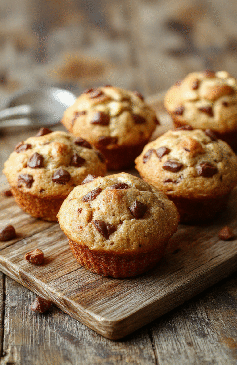 Colorful mini muffins arranged on a white plate with a light wooden background. The muffins are golden and fluffy, topped with sprinkles and mini chocolate chips. The scene is bright and inviting, with a soft focus on the muffins showcasing their moist texture and appealing appearance. Natural daylight highlights the vibrant colors, with a casual, homemade vibe.